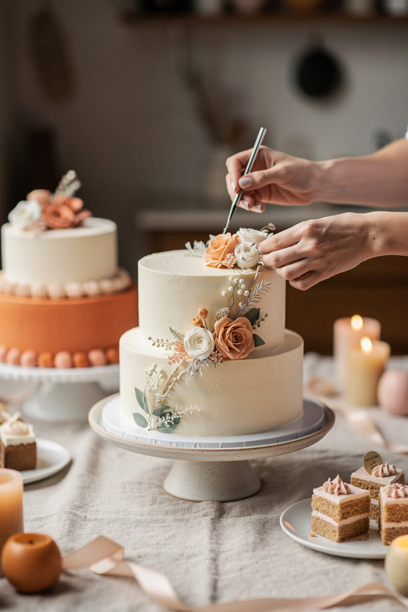 Sunrise Bakery custom decorated celebration cakes with personalized designs and fresh frosting
